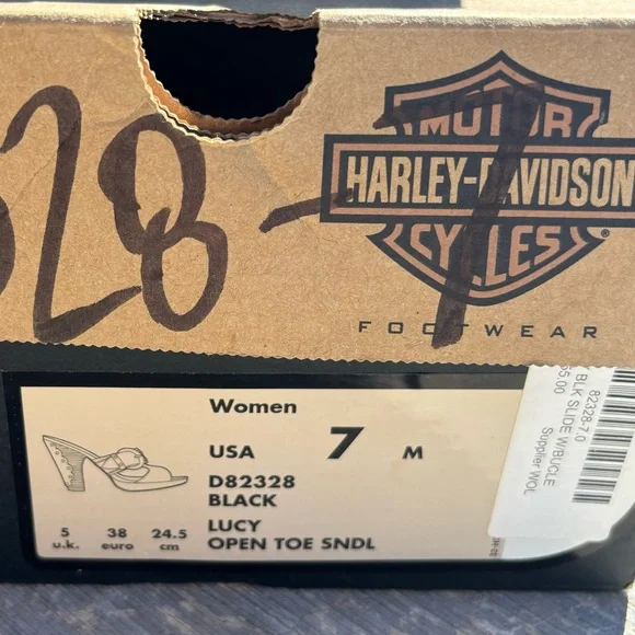 Harley-Davidson Black Women's Heels - Picture 5 of 11